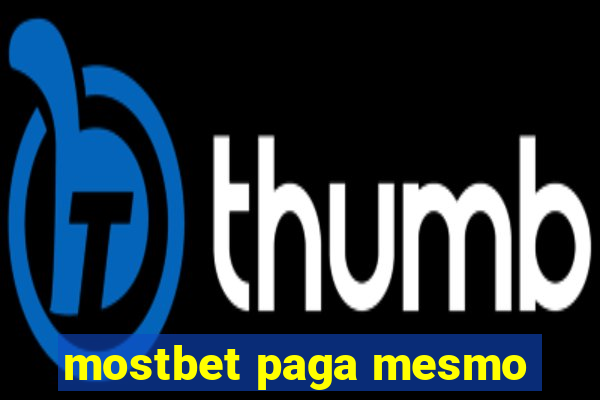 mostbet paga mesmo